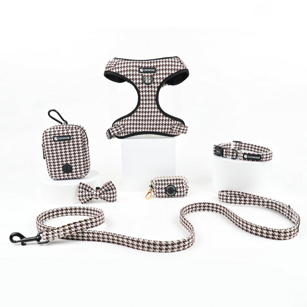 New Design Dog Harness Set Private Label Dog Leash Custom Personalized Harness Dog Collar Safety Buckle Pet Supplies