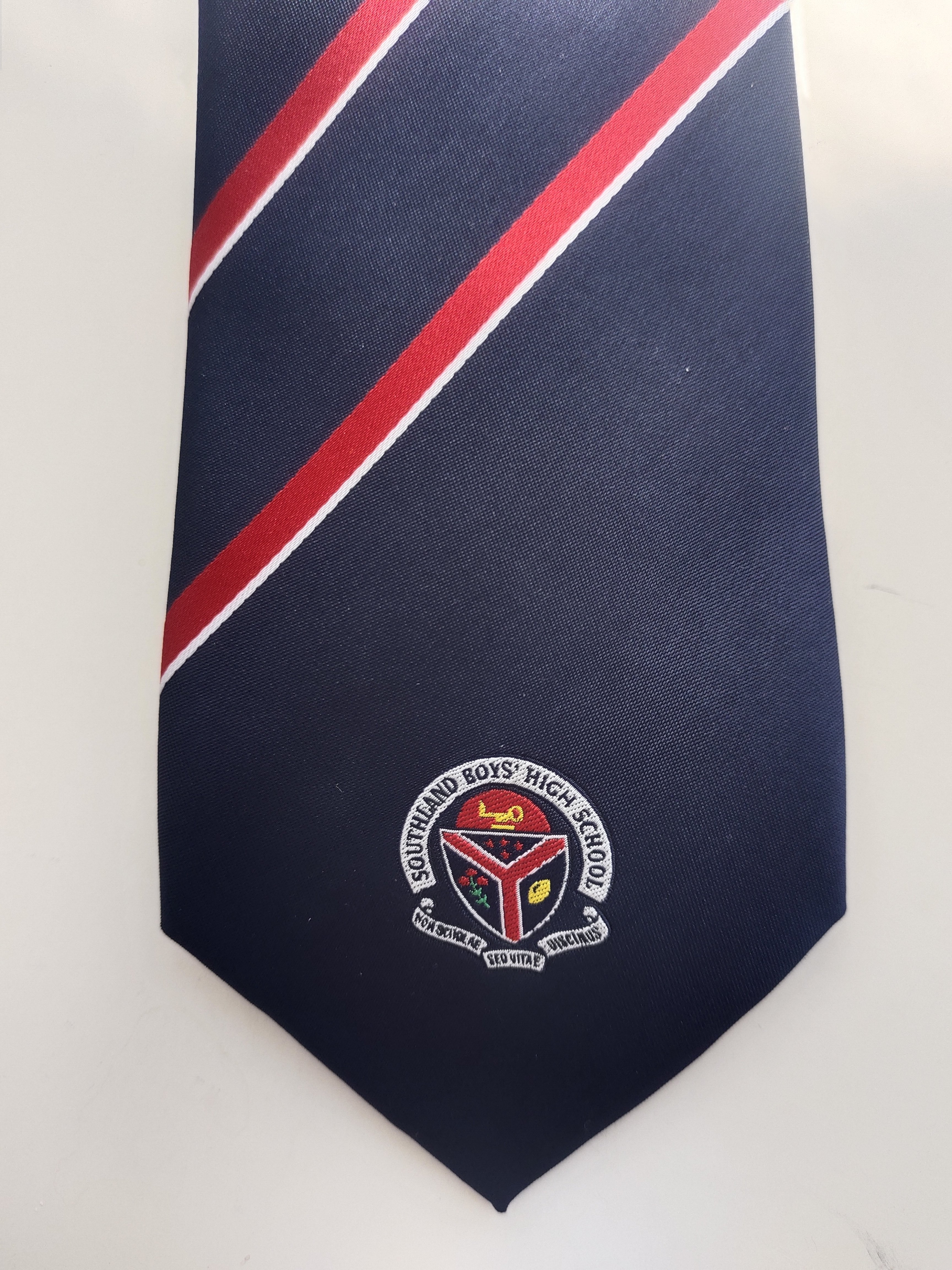 High Quality Colorful Mens Tie Custom LOGO Boys Uniform Neck Tie School Custom Striped Polyester Ties