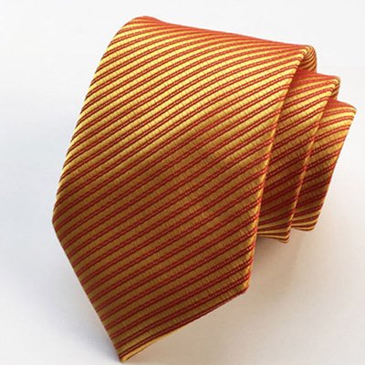Wholesale stock polyester material 8CM married business men tie