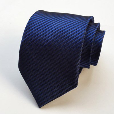 Wholesale stock polyester material 8CM married business men tie