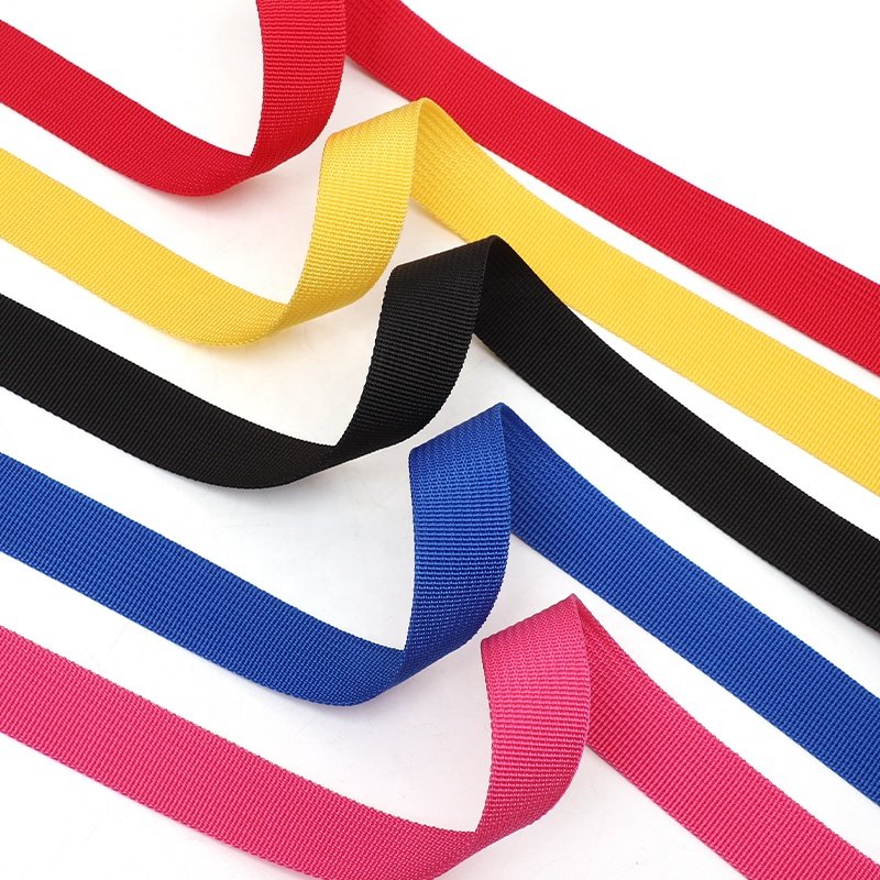 Custom Nylon webbing Pvc Coated Webbing Bag Car Seat Webbing Strap For Ratchet Straps