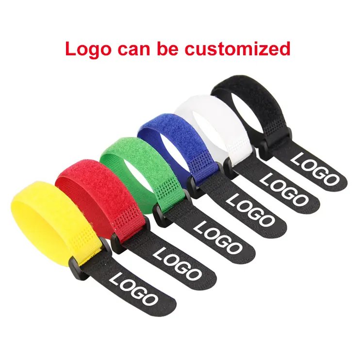 High Quality Free Sample Velcroes Cable Ties Hook And Loop Fastener Hook And Loop Tape Velcroes Elastic Strap