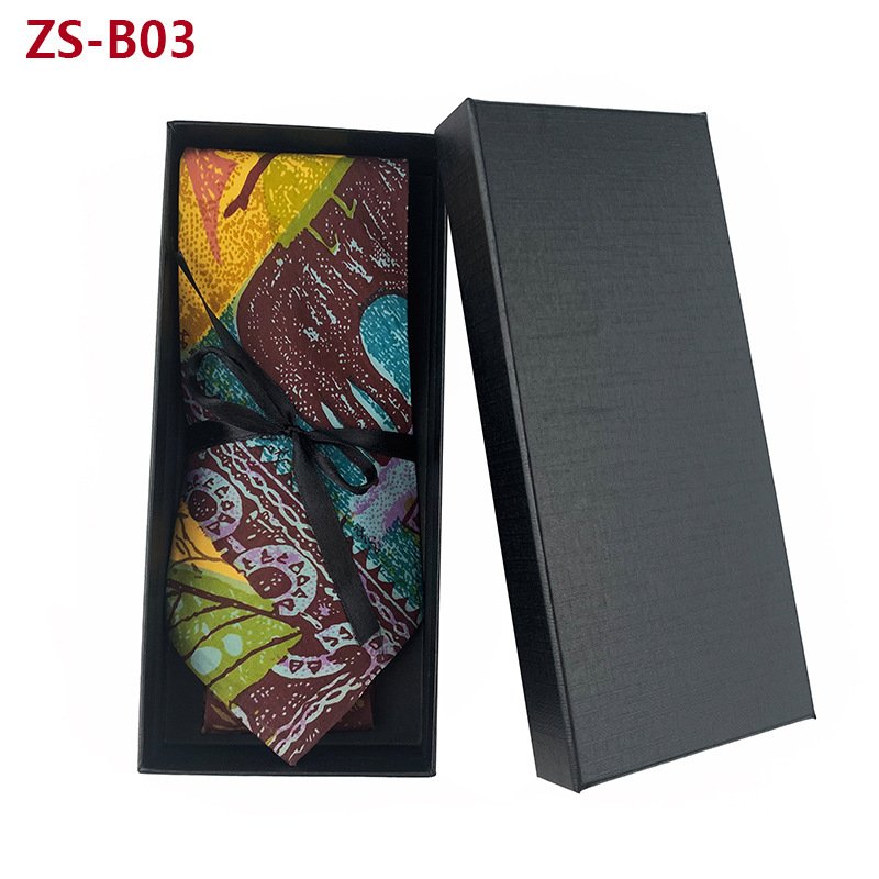 Wholesale Soft Twill Fabric Tie Light Color Silk Printed Ties for Men Wedding