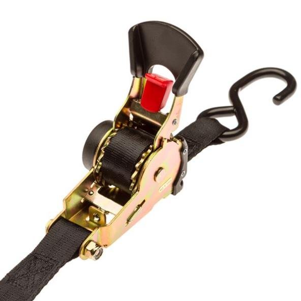 Best Price 1" x 6ft Retractable Ratchet Tie-Down Strap Lashing Strap with S Hook