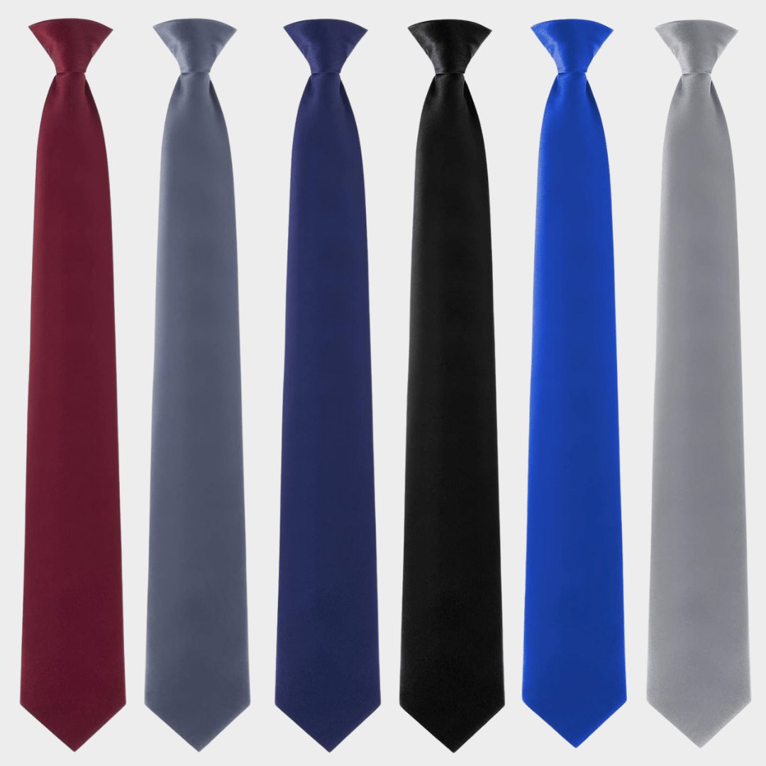 Classic Skinny Tie for Men in Solid Colors