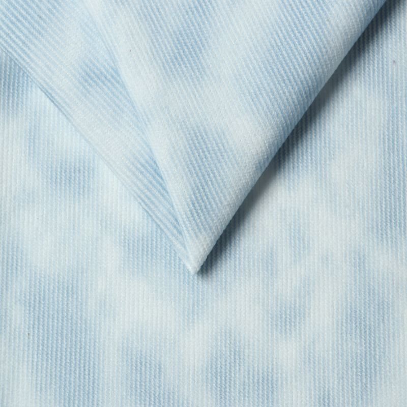 Custom Printing 100% Polyester Tie dye Pattern Printed 16Wales Corduroy 220gsm Fabric For Suit Pants Dress Cloth
