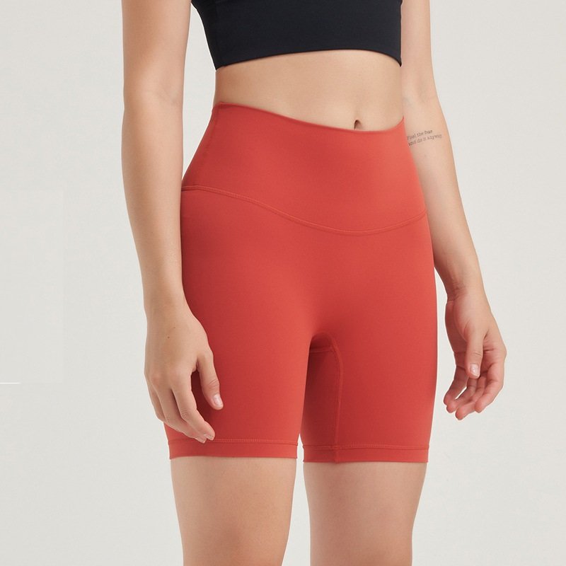Girls Trendy Solid Activewear Butt Lifting Women Leggings High Waist Gym outfits LOGO Custom Quick Dry Ladies Yoga Shorts