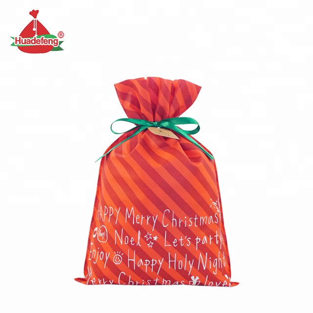 Huadefeng New Hot Sale Christmas Santa Sack Christmas Gift Xmas bag Wholesale In Stock