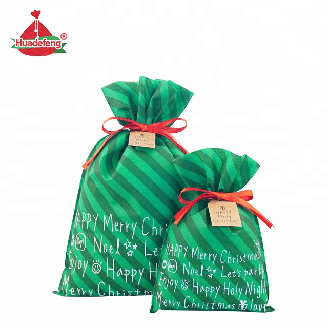 Huadefeng New Hot Sale Christmas Santa Sack Christmas Gift Xmas bag Wholesale In Stock