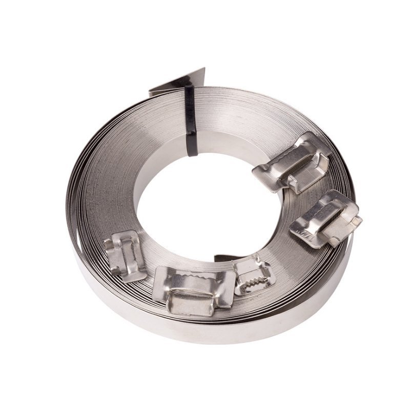 SS304 Stainless Steel Cable Band With Pvc Coated