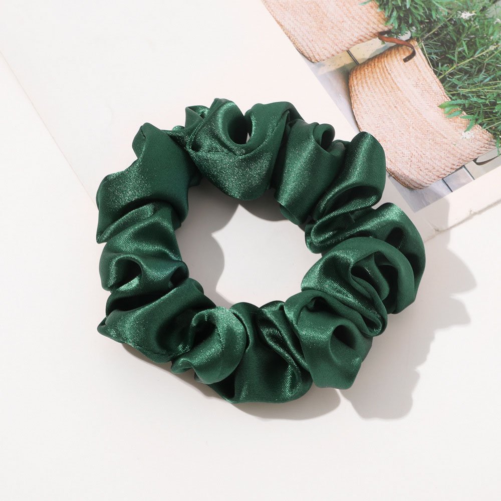 Women Fashion Silk Scrunchies for Hair Elastic Hair Bands Hair Ties Ponytail Holder