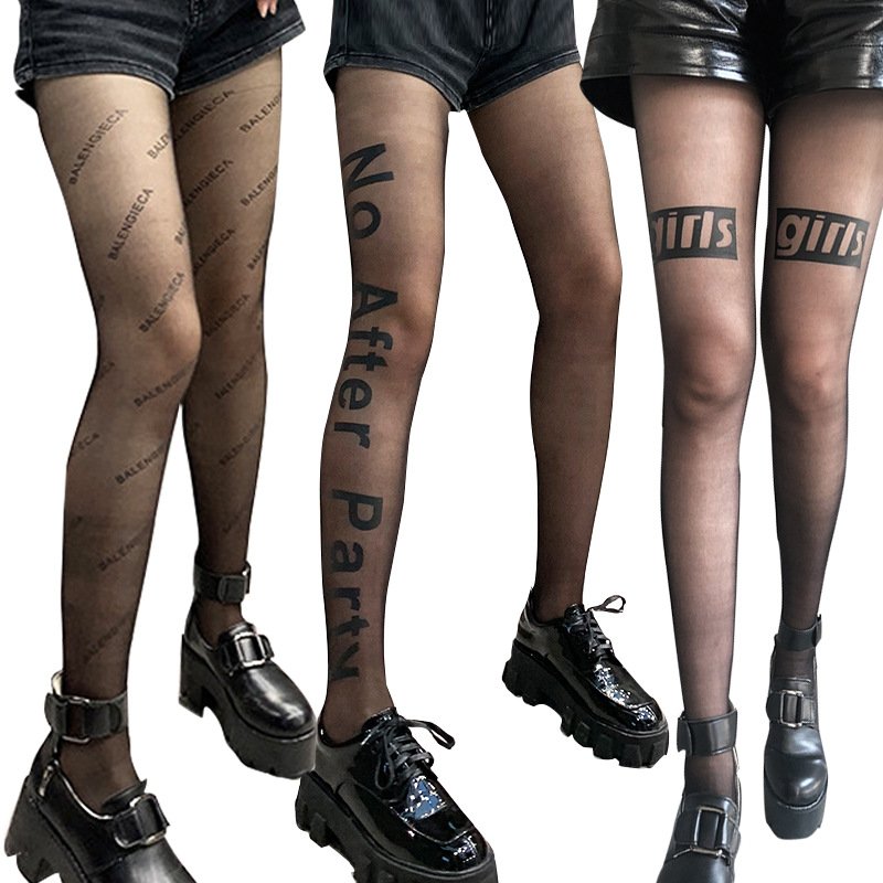 Customized Sexy Bow Stockings for Women - High Definition Printing Lady Pantyhose