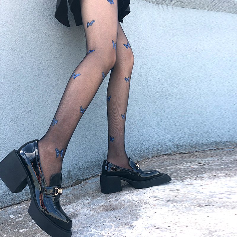 Customized Sexy Bow Stockings for Women - High Definition Printing Lady Pantyhose