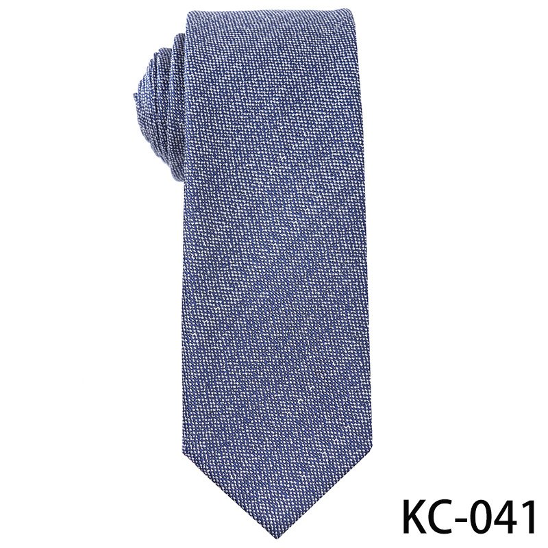 High Quality 6.5cm Slim Polyester Woven Neck Tie Grey Narrow Modern Personalized Ties For Men