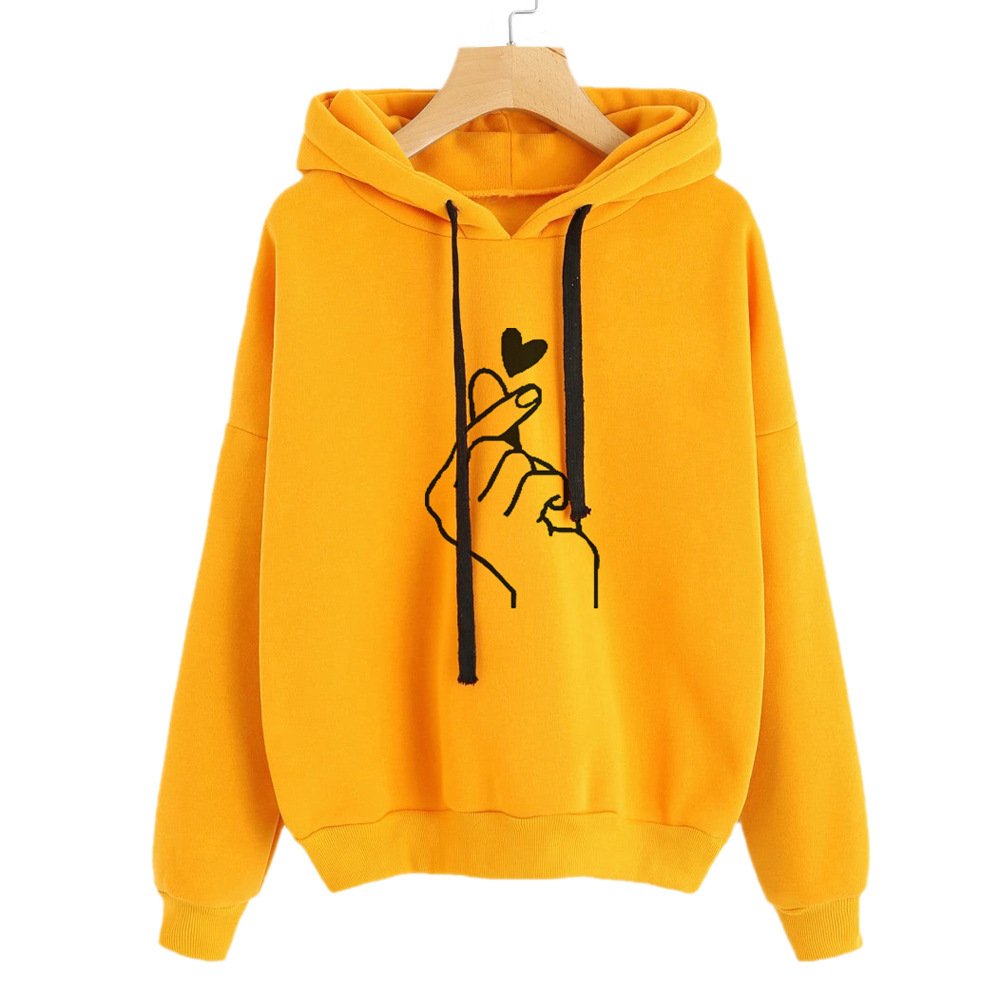 Women Hoodie & Sweatshirt 100% Cotton Custom Logo Fleece Casual Sweatshirt Pullover Women Hoodies