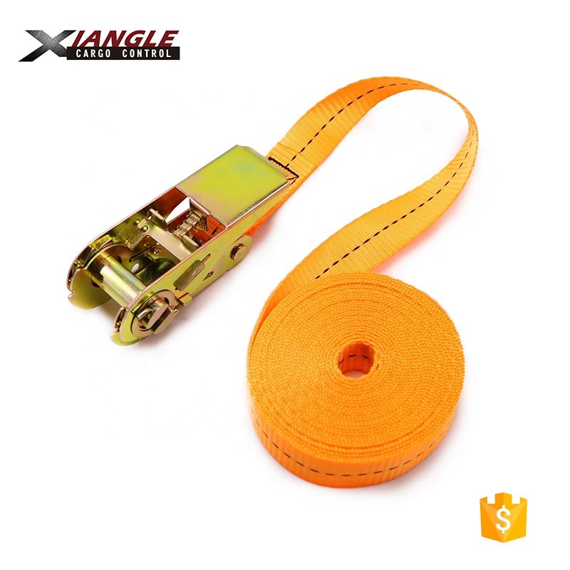 25mm 800kg High Quality Zinc Alloy Ratchet Buckle Cargo Lashing Tie Down Straps