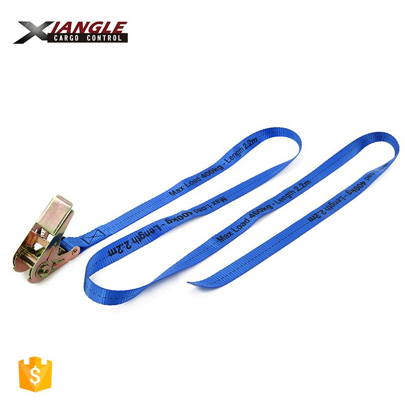 25mm 800kg High Quality Zinc Alloy Ratchet Buckle Cargo Lashing Tie Down Straps