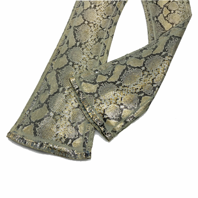 Professional New Men's Breathable Snakeskin Leather Pants Skinny Pants High Waist Slim Jeans OEM ODM Service Adults High Quality