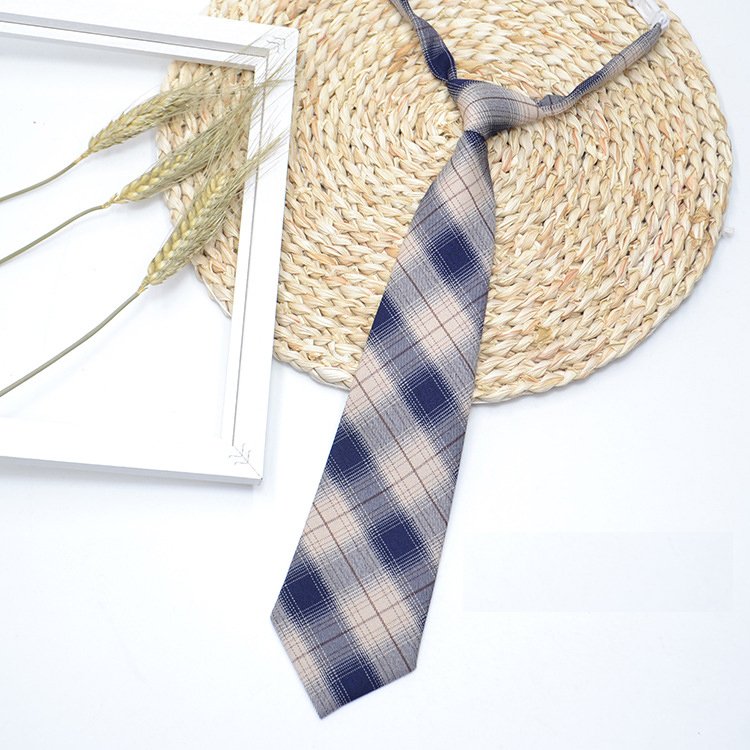 Custom Woven JK Tie Wholesale School Jacquard Hand Make Necktie Female Students School Uniform College Style