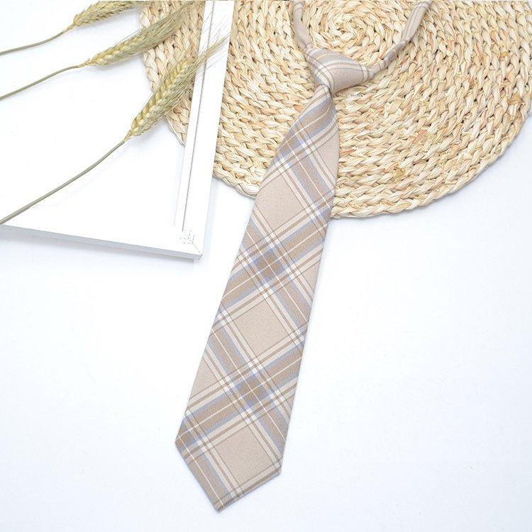 Custom Woven JK Tie Wholesale School Jacquard Hand Make Necktie Female Students School Uniform College Style