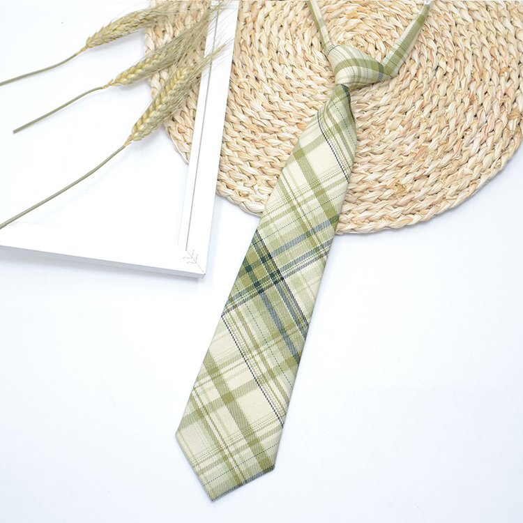 Custom Woven JK Tie Wholesale School Jacquard Hand Make Necktie Female Students School Uniform College Style