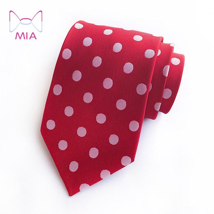 Men Accessories Tie for Men Green Black Red Purple Blue Yellow Pink Polka Dot Ties Wedding Necktie