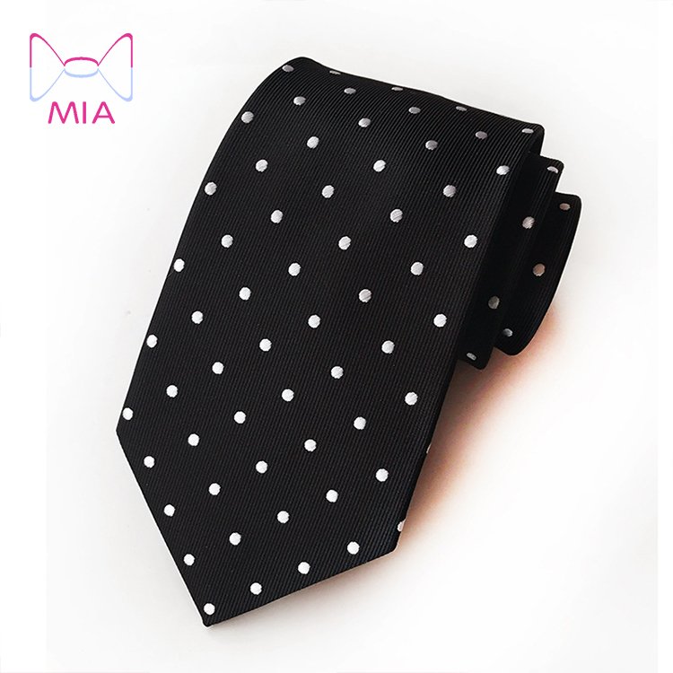 Men Accessories Tie for Men Green Black Red Purple Blue Yellow Pink Polka Dot Ties Wedding Necktie