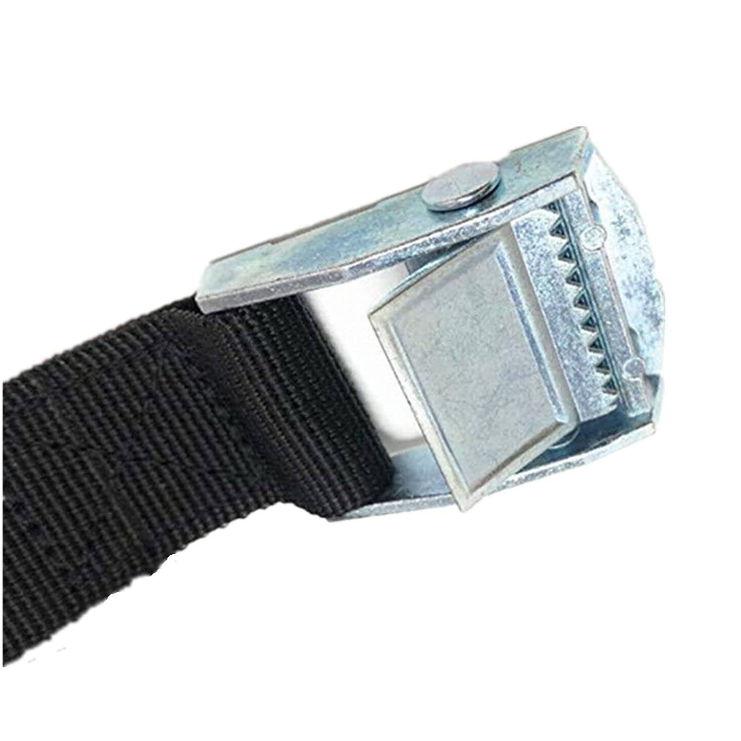 Heavy-duty cargo lashing belt in ratchet tie down straps are suitable for roof racks and kayaks cargo lashing cam buckle belt