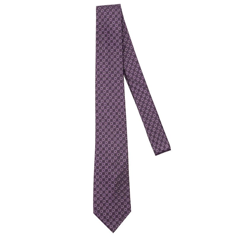 2024 New Arrival Custom Fashion Men's Handmade Classic Neck Tie OEM Dervice High Quality 100% Silk Circle Pattern Tie For Men