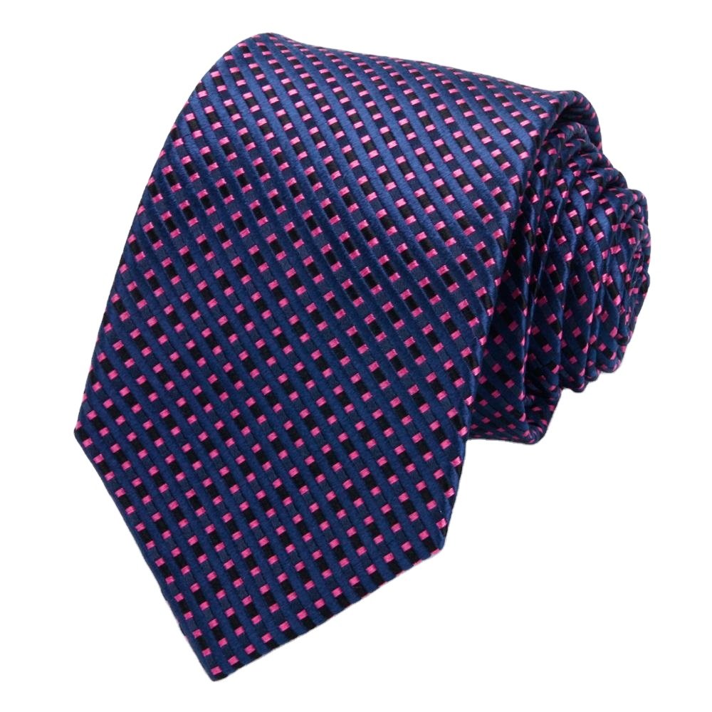 Hamocigia Custom Made Classic Jacquard Woven 100% Organic Pure Men Gift Box Set Ties Silk