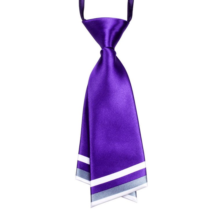 Polyester Ties For Girls Women Solid Colors Ties Popular School Neck Tie