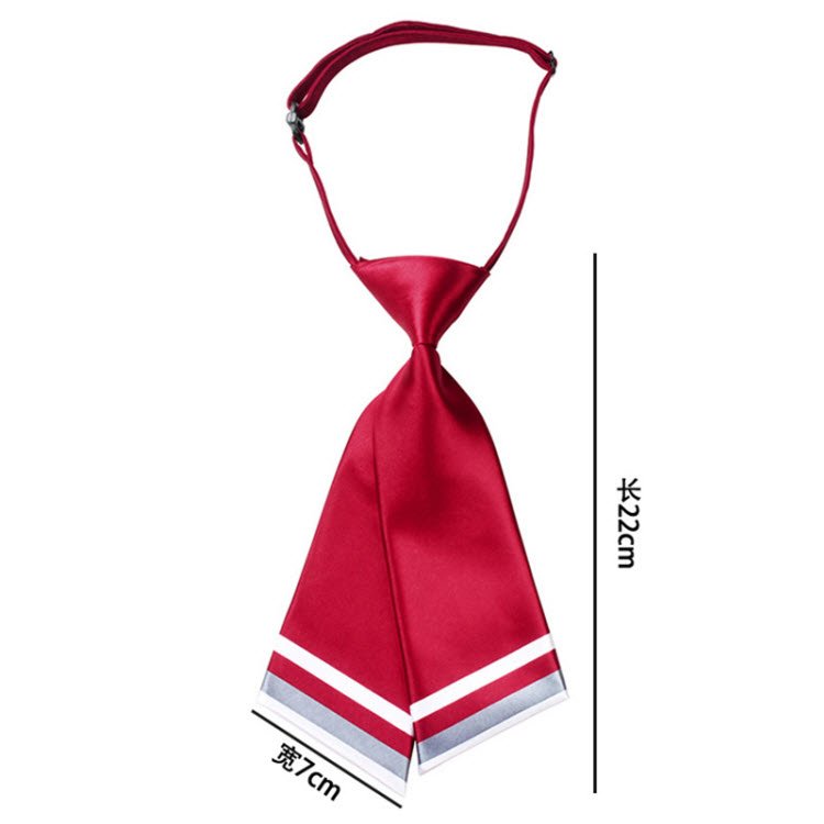 Polyester Ties For Girls Women Solid Colors Ties Popular School Neck Tie
