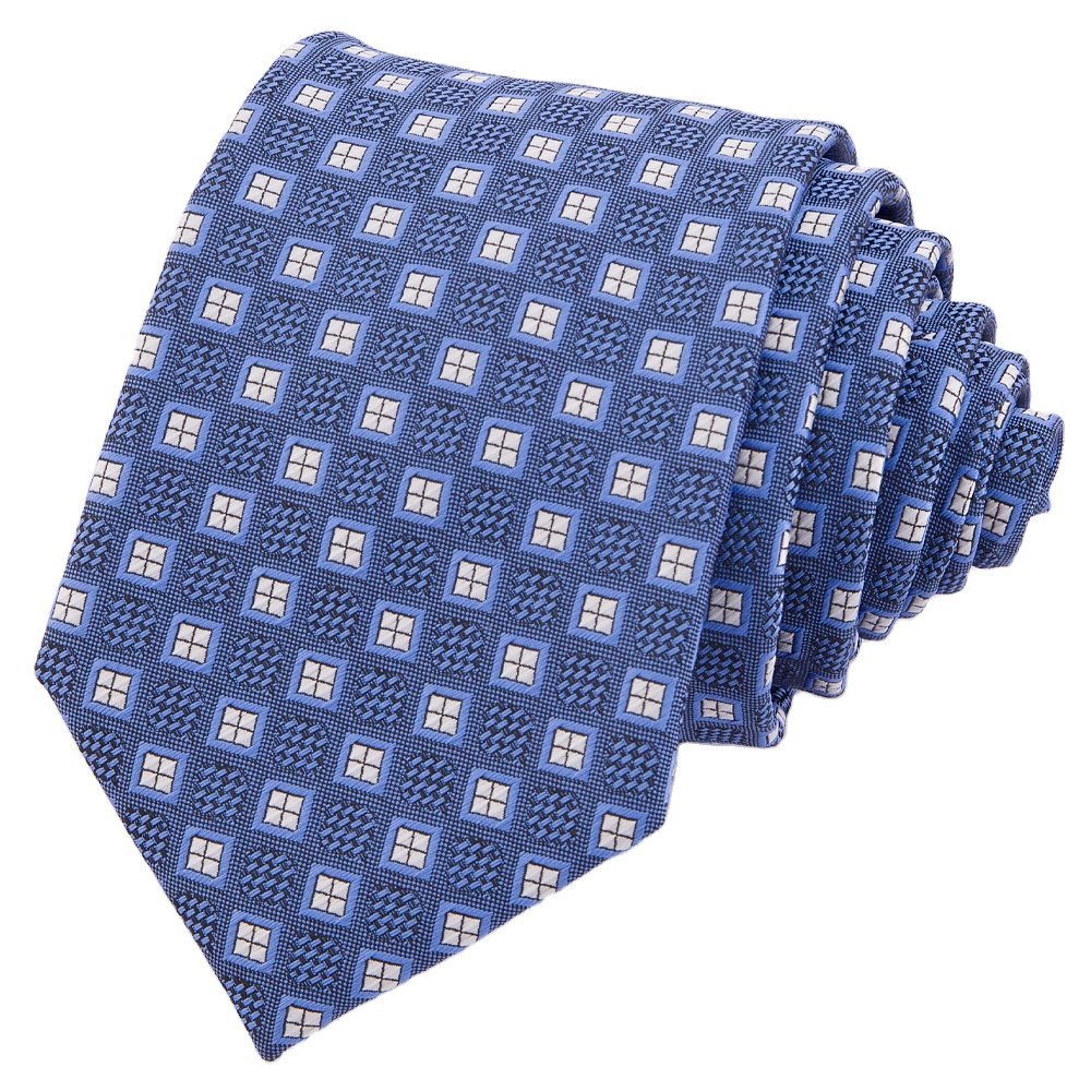 Manxiang Men Classic Handmade Plaid Floral Microfiber Woven Polyester Tie