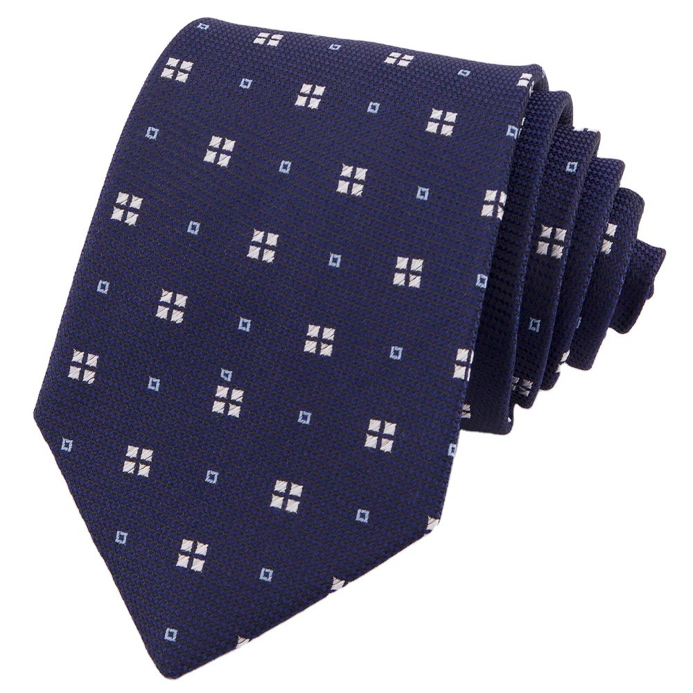 Manxiang Men Classic Handmade Plaid Floral Microfiber Woven Polyester Tie
