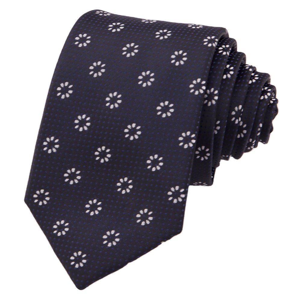 Manxiang Men Classic Handmade Plaid Floral Microfiber Woven Polyester Tie