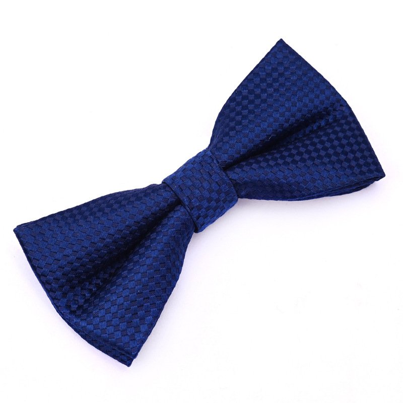 New Royal Blue Gentleman's Bow Tie Men's Business Fashion Elegant Silk Bow Tie