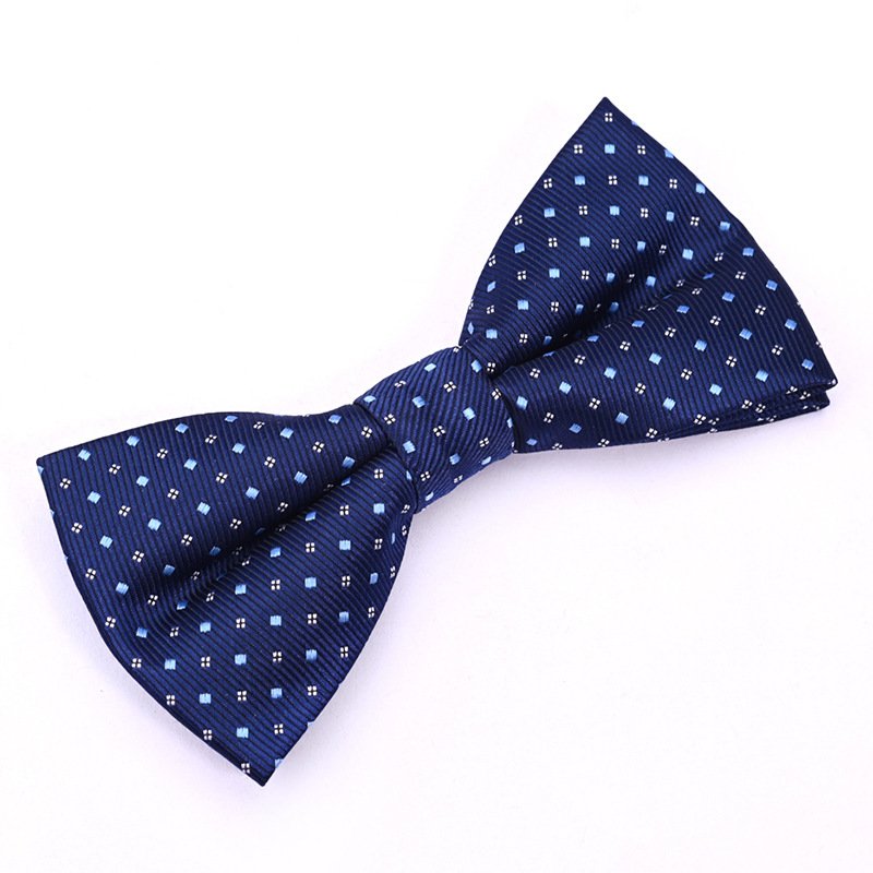 New Royal Blue Gentleman's Bow Tie Men's Business Fashion Elegant Silk Bow Tie