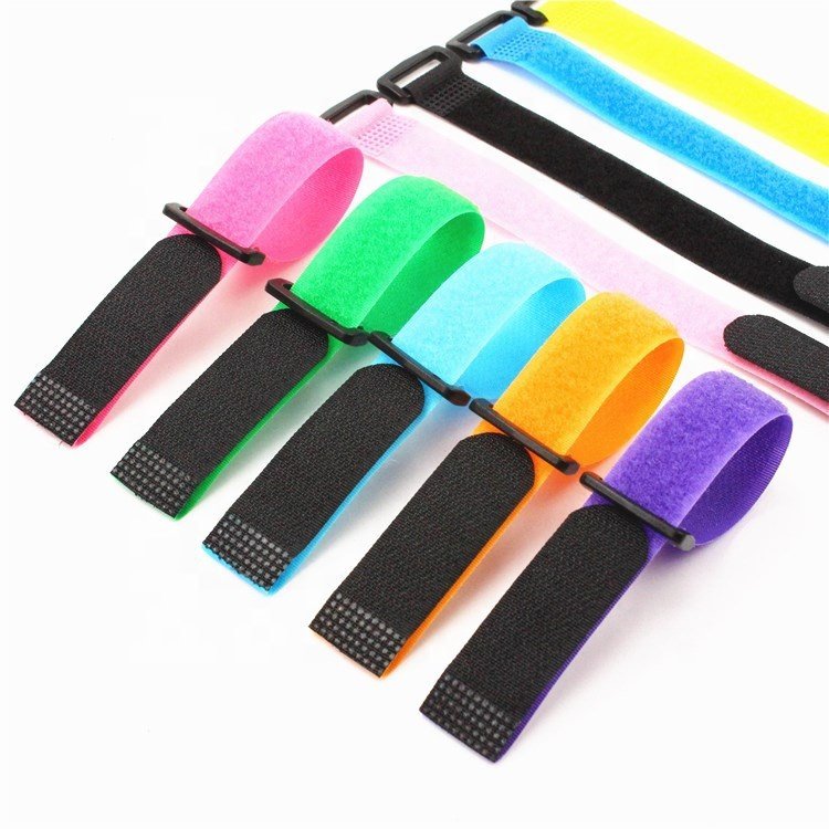 Factory Supply Cable Tie Black Adjustable Cable Strap Self Reusable Fastening Wire Organizer