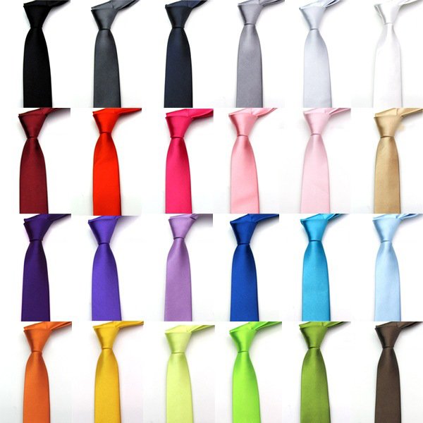 Men 5cm Gentlemen Tie Casual Wedding Narrow Bridegroom Necktie Fashion Satin Polyester Neck Ties