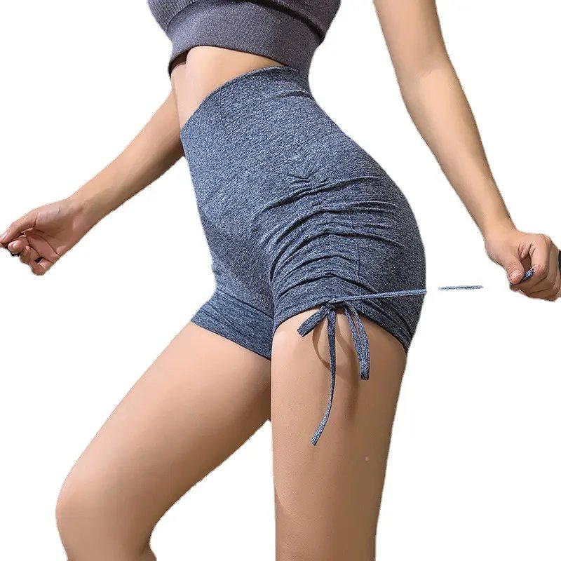 Hot new peach Hip-Lifting Bike-Shorts Seamless Gym Shorts High Waist Hip-Lifting Sports Yoga Shorts Lifts Buttock Elastic Tight