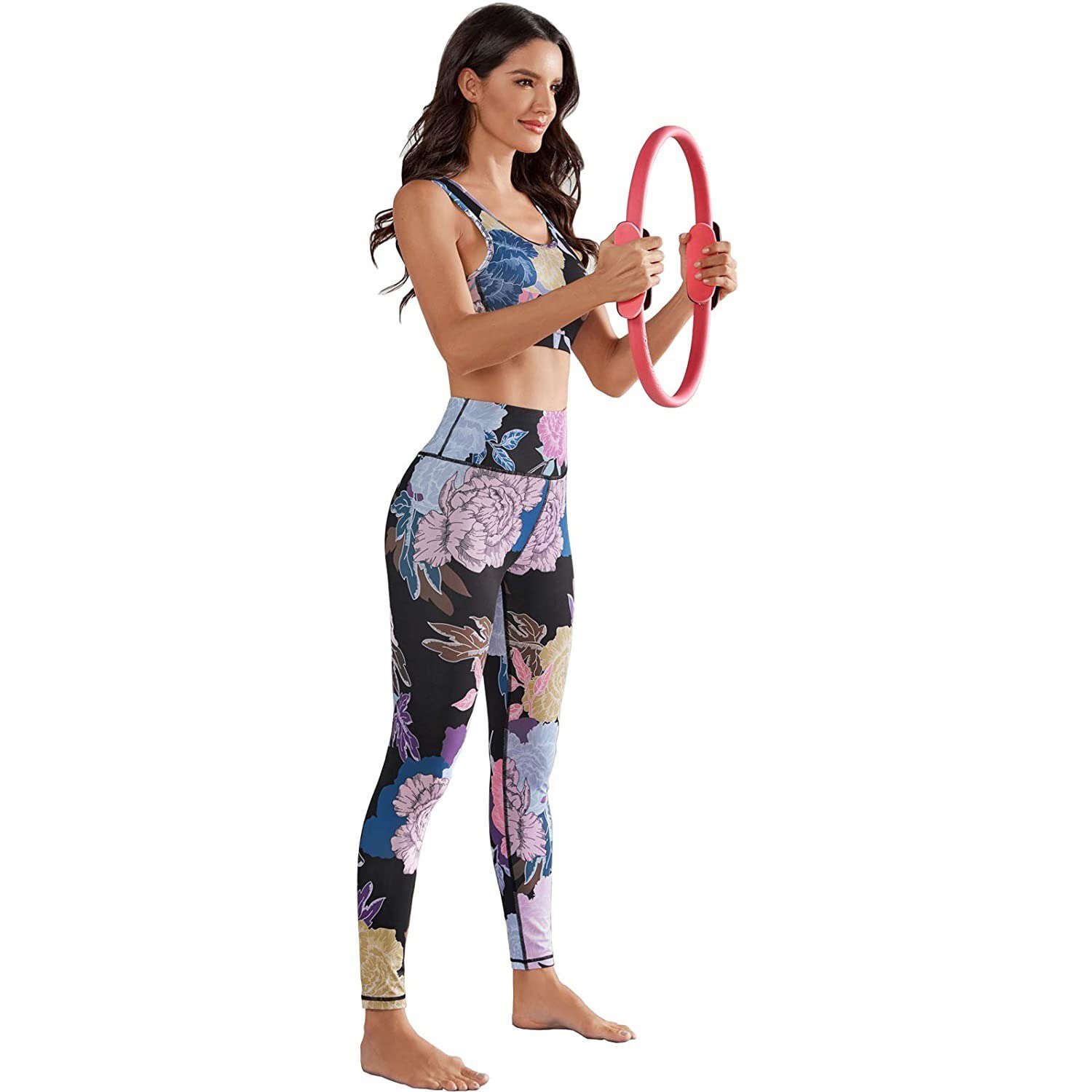 2pcs Yoga Sport Set Women And Gym Leggings High Waist Fitness Clothing Gym Running Yoga Set Wholesale