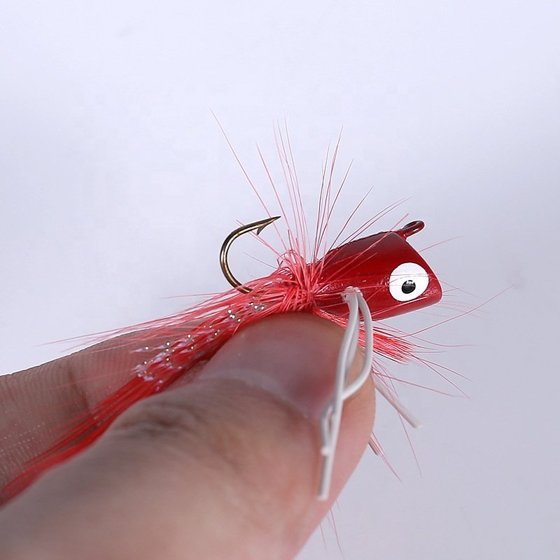 Fly Fishing Poppers Topwater Fishing Lures Bass Crappie Bluegill Panfish Trout Salmon Flies