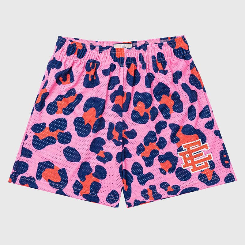 top quality Printed 5 Inch Inseam Sublimated Double Lined Layer Polyester Blank Men's Custom Print Mesh Shorts With Pockets