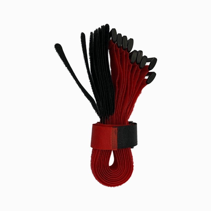 Wholesale Self-Adhesive Cable Tie Eco-Friendly Polyester Nylon Strap Adjustable Hook Loop Colorful velcroes Strap