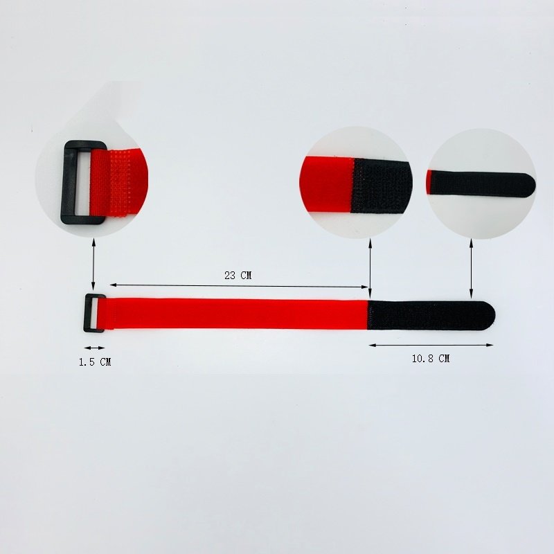 Wholesale Self-Adhesive Cable Tie Eco-Friendly Polyester Nylon Strap Adjustable Hook Loop Colorful velcroes Strap