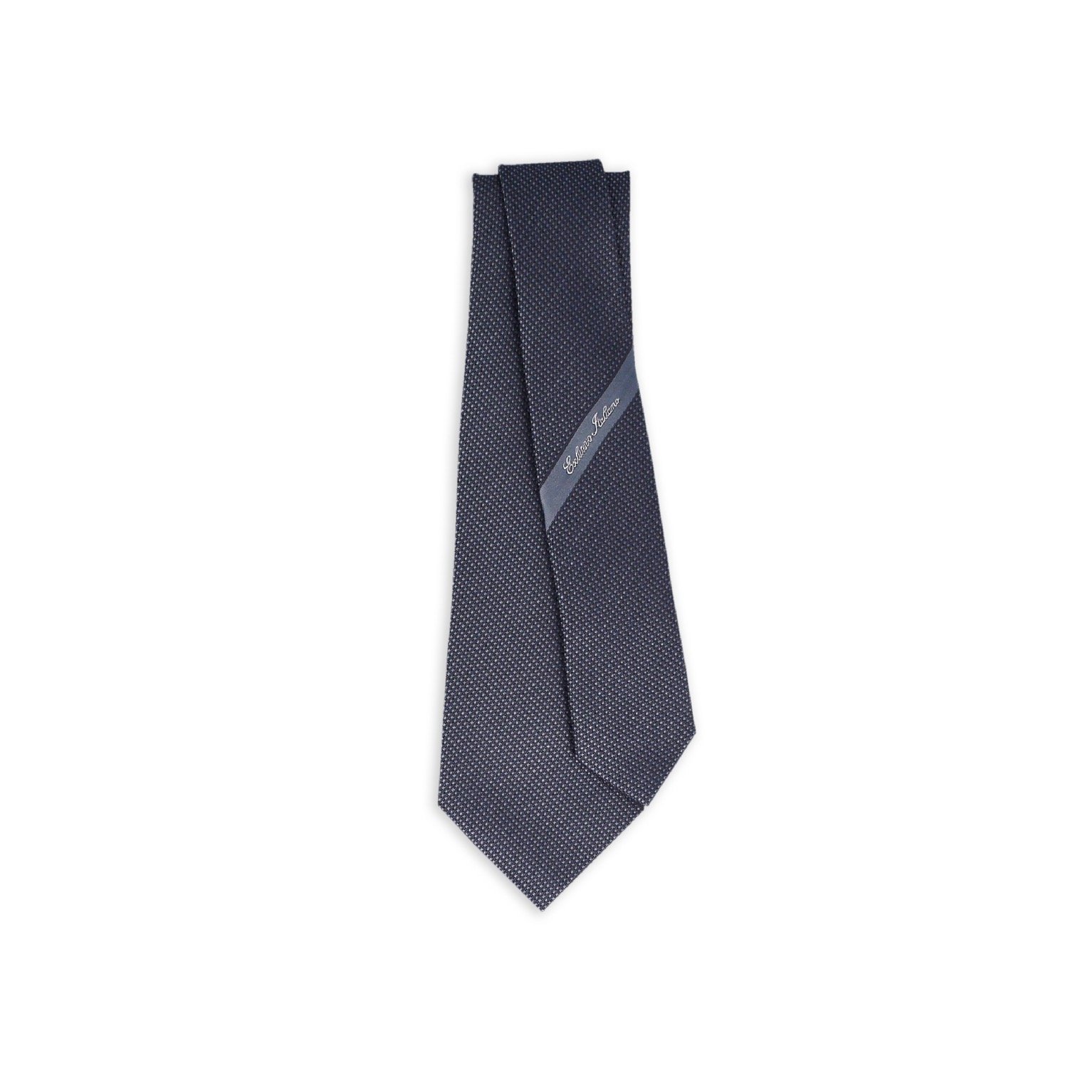 Premium Seven-Fold Silk Ties for Men - Handmade in Italy Tie Napoli Gray - Craftsmanship at Its Best