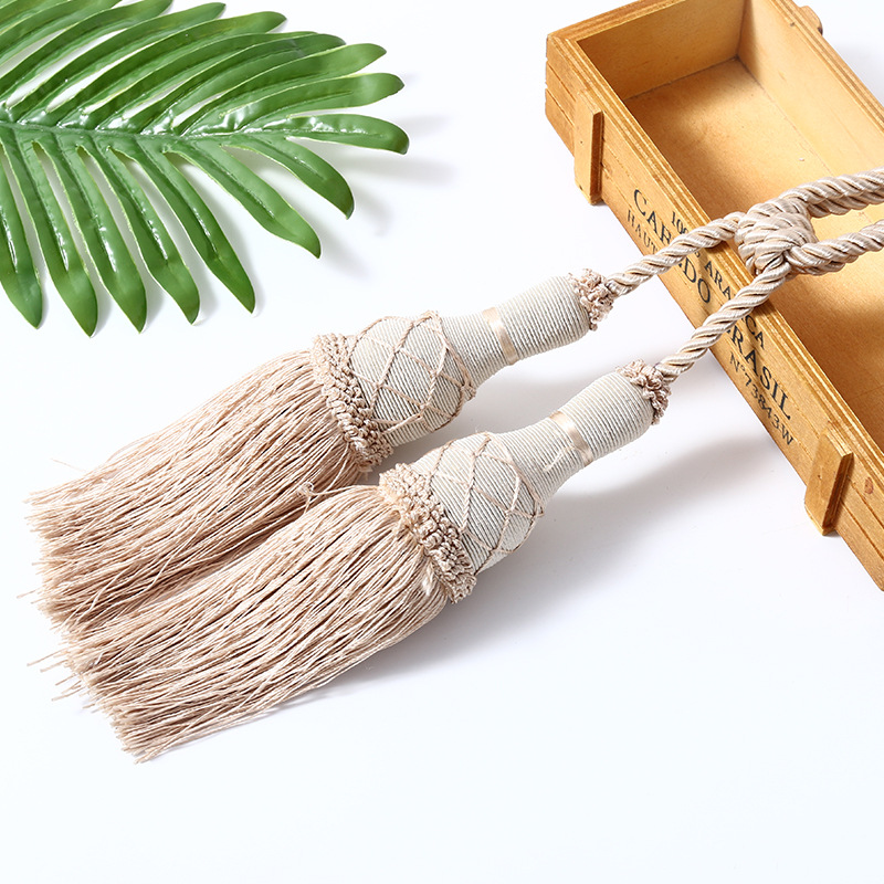 New Style Fashion Design Curtain Plastic Tiebacks Tassels