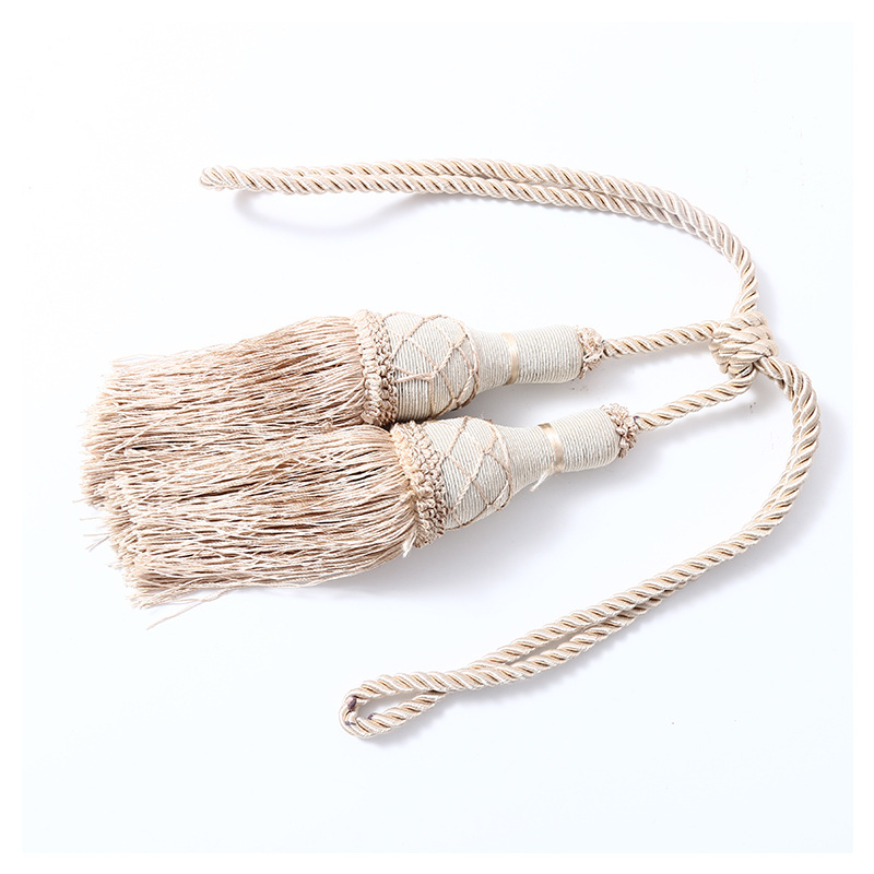 New Style Fashion Design Curtain Plastic Tiebacks Tassels