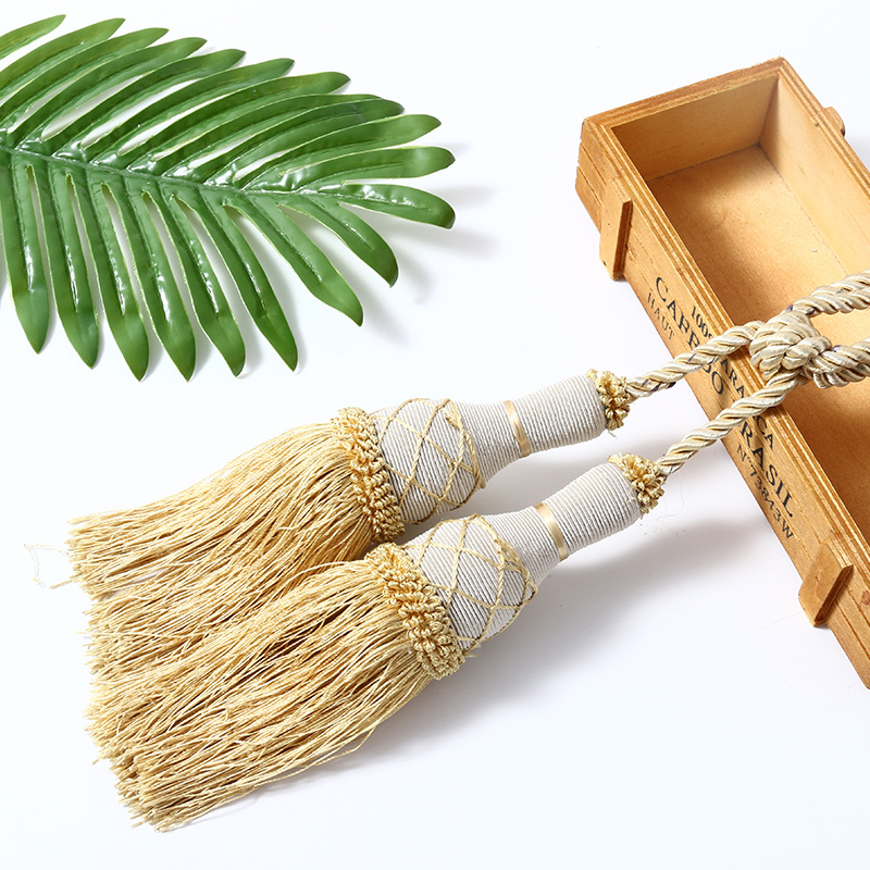 New Style Fashion Design Curtain Plastic Tiebacks Tassels