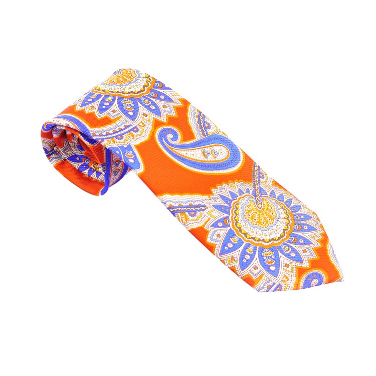 100% Silk Neck Tie Floral Paisley Print Business-Friendly Bridegroom Fashion Silk Ties